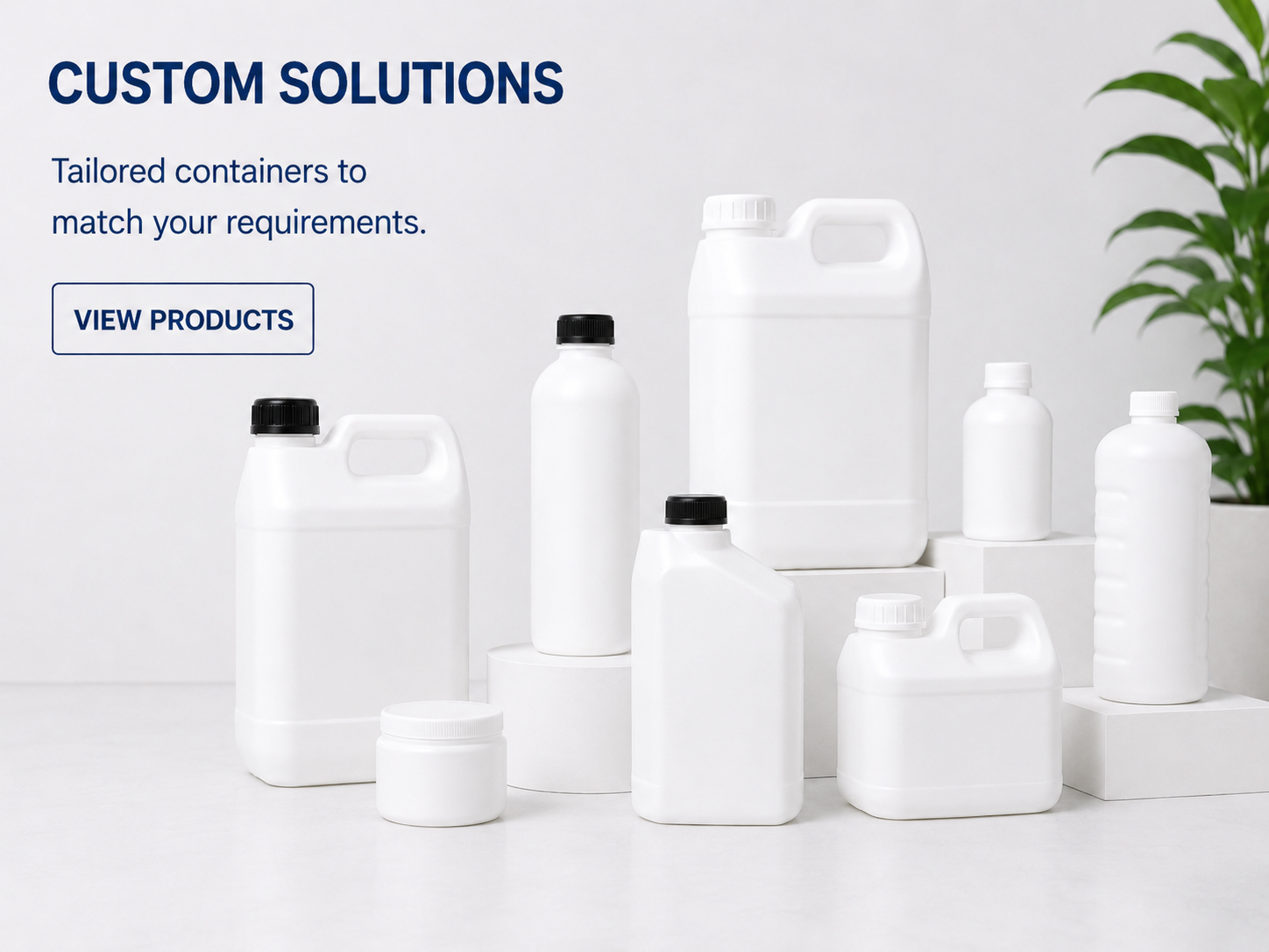Custom plastic container solutions